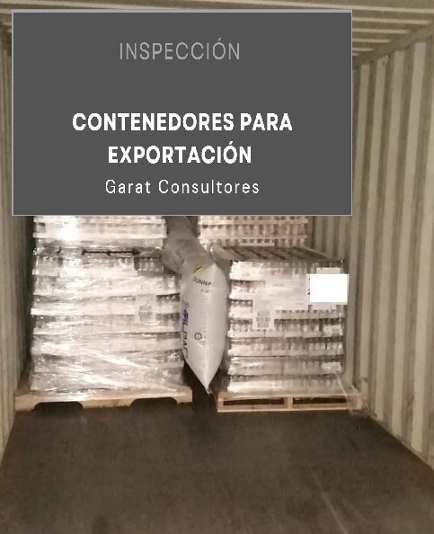 Inspecciones de contenedores de alimentos para exportación